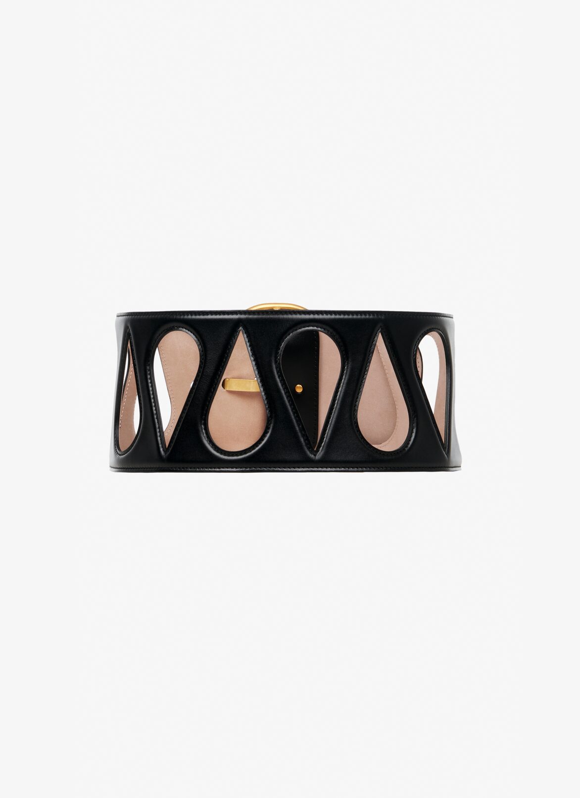 Drops leather Belt ALAÏA BLACK DROPS LEATHER BELT